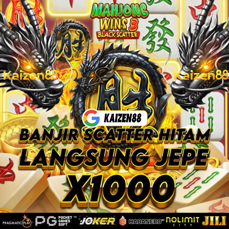 KAIZEN88: Situs Slot Gacor Mahjong Ways Gampang Scatter Hitam Bet 200 Perak Depo Dana 5000 Populer 2025