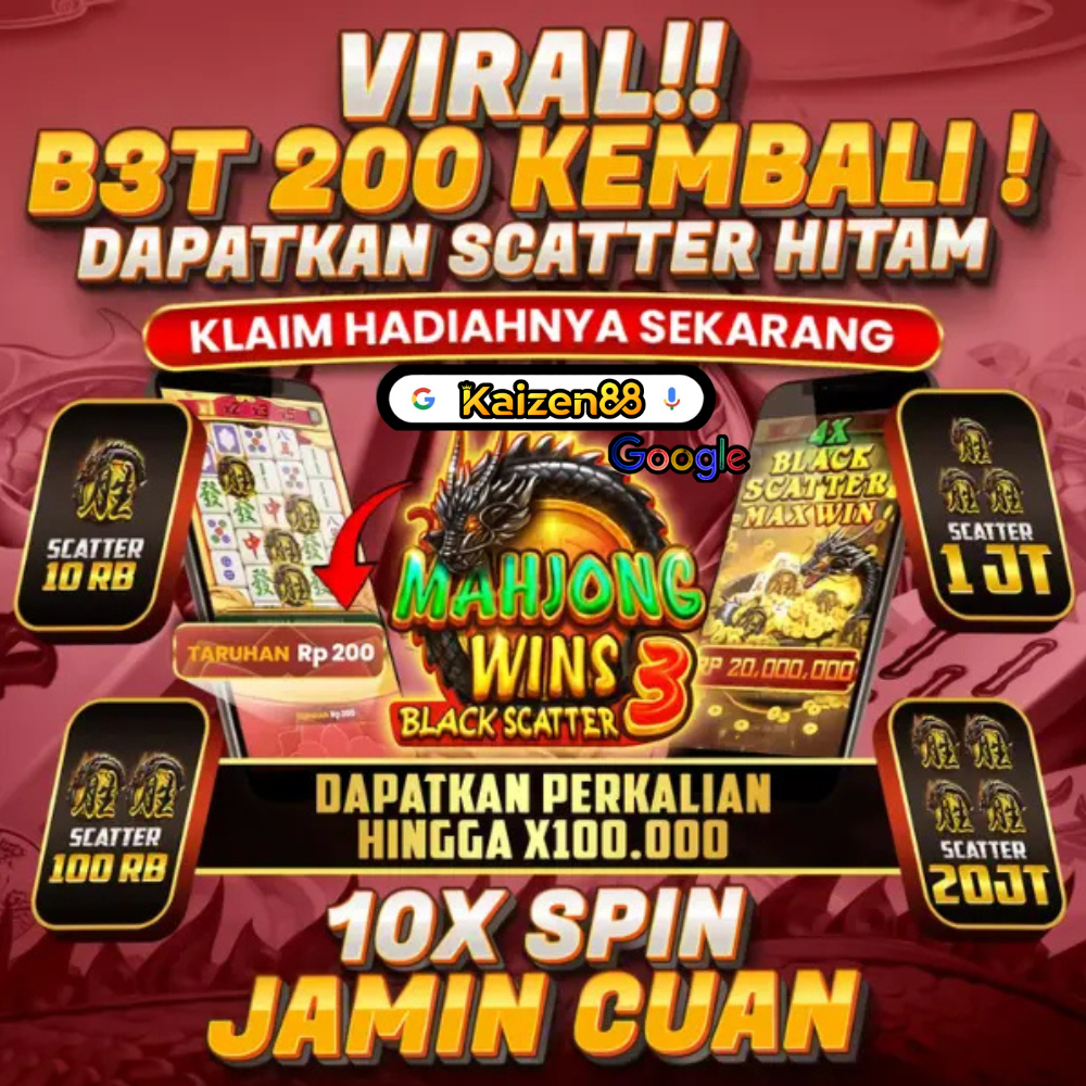 Kaizen88 : Link Situs Slot Gacor Hari Ini Slot88 Resmi Game Judi Slot Gampang Maxwin